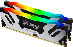 Kingston Fury Renegade pomnilnik (RAM), RGB, XMP, DDR5, 2x16GB, 7600, CL38, DIMM (KF576C38RSAK2-32)
