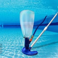 Vixson Vakuumski sesalec in čistilec bazena, Prenosni podvodni čistilec bazena z vakuumskim curkom in vrečko | POOLOOVER