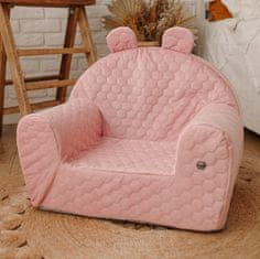 F4H Otroški stol medvedek roza Velvet