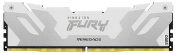 Kingston Fury Renegade pomnilnik (RAM), DDR5, 16GB, 7600, CL38, DIMM, bel (KF576C38RW-16)