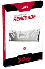 Kingston Fury Renegade pomnilnik (RAM), RGB, XMP, DDR5, 2x16GB, 7600, CL38, DIMM, bel (KF576C38RWAK2-32)