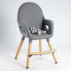 BabyGO jedilni stol Scandi Grey