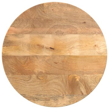 Vidaxl Mizna plošča Ø 40x3,8 cm okrogla trden mangov les