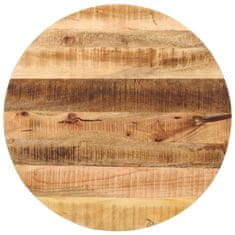 shumee Mizna plošča Ø 80x1,5 cm okrogla trden robusten mangov les