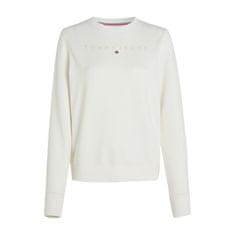 Tommy Hilfiger Športni pulover bela 158 - 162 cm/XS DW0DW17793YBH