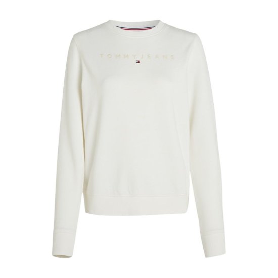 Tommy Hilfiger Športni pulover bela 158 - 162 cm/XS DW0DW17793YBH