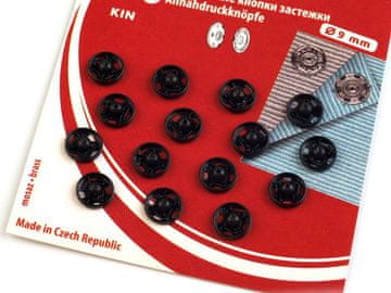 Kovinske zaponke / zatiči - 9 mm 1 črna