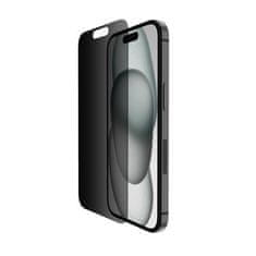 Belkin SCREENFORCE TemperedGlass Privacy Anti-Microbial zaščitno steklo za iPhone 15 / 14 Pro