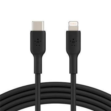 Belkin BOOST CHARGE Kabel Lightning/USB-C, 2 m, črn
