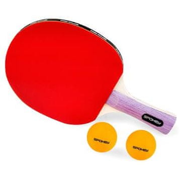 Spokey SMASH SET ** Komplet za ping pong - 1 palica, 2 žogici, etui
