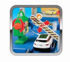 BBurago - Ulični požar, Garaža z garažo + avto, 1:43