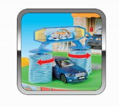 BBurago - Ulični požar, Garaža z garažo + avto, 1:43