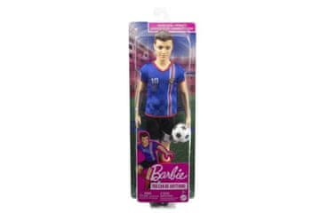 Barbie Nogometna lutka-Ken v modrem dresu HCN15