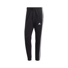 Adidas Hlače obutev za trening črna 182 - 187 cm/XL Essentials French Terry Tapered Cuff 3-stripes