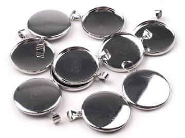 Kovinska postelja Ø20 mm, gladka, polizdelana - srebrna svetloba (100 kosov)