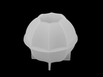 Silikonski kalup za izdelavo sveč in ulitkov - bel