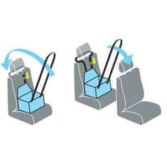 Merco Avtomobilski sedež Passenger 50 za pse modri paket 1 kos