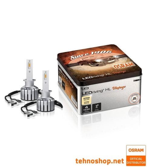 Osram LED ŽARNICA H4/H19/R2 LEDriving HL VINTAGE 12V 14/14W 64193DWVNT-2MB