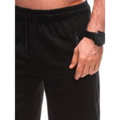 Edoti Moške hlače W485 črne MDN125024 XL-XXL