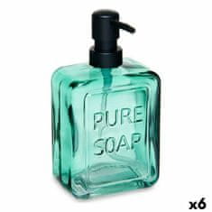 slomart dozator mila pure soap kristal zelena 570 ml (6 kosov)