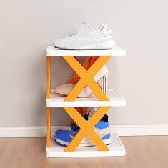 Cool Mango Zložljivo stojalo za čevlje, sestavljiv nosilec za obutev, prilagodite vašo garderobo, enostaven dostop do čevljev, 1 kos, 26 x 24 cm – Shoeshelf