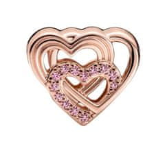 Pandora Romantična bronasta perla Prepleteno srce 789529C01