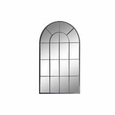 DKD Home Decor Stensko ogledalo DKD Home Decor Črno kristalno železno ogledalo Okno 70 x 2,5 x 120 cm 70 x 1,8 x 120 cm