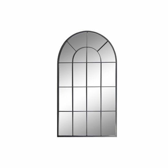 DKD Home Decor Stensko ogledalo DKD Home Decor Črno kristalno železno ogledalo Okno 70 x 2,5 x 120 cm 70 x 1,8 x 120 cm