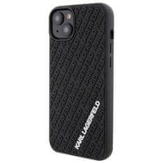 Karl Lagerfeld Ovitek Karl Lagerfeld za iPhone 15 Pro Max – Black 3D Rubber Multi Logo