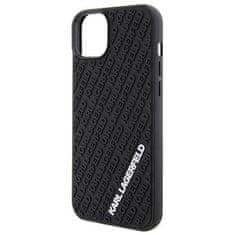 Karl Lagerfeld Ovitek Karl Lagerfeld za iPhone 15 Pro - Black 3D Rubber Multi Logo