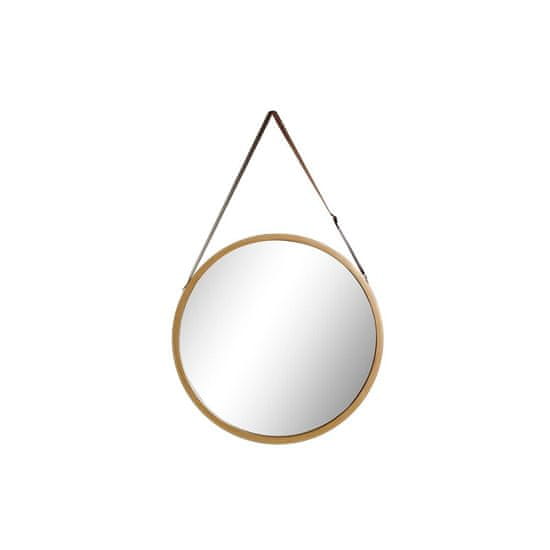 DKD Home Decor Stensko ogledalo DKD Home Decor 45 x 1,5 x 69 cm Scandi Crystal Natural Brown Bamboo