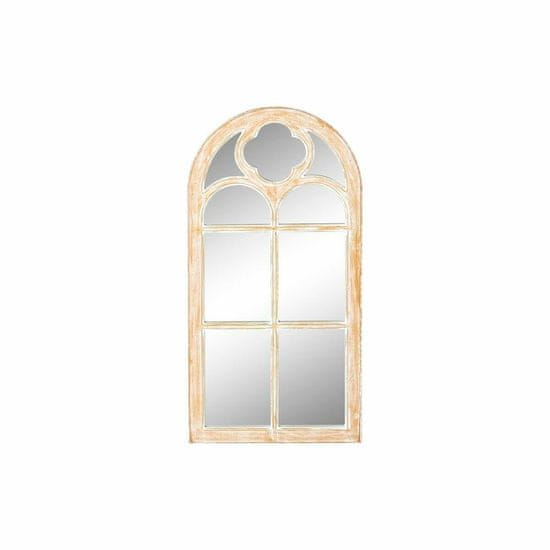 DKD Home Decor Stensko ogledalo DKD Home Decor Brown White MDF Wood Stripped (45 x 2 x 90 cm)