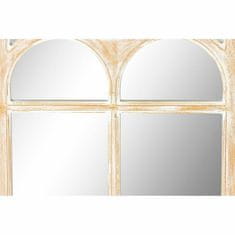 DKD Home Decor Stensko ogledalo DKD Home Decor Brown White MDF Wood Stripped (45 x 2 x 90 cm)