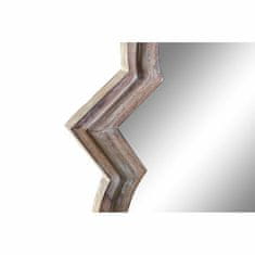 DKD Home Decor Stensko ogledalo DKD Home Decor Rjava Bela Mango les Arab Stripped (60 x 2,5 x 60 cm)