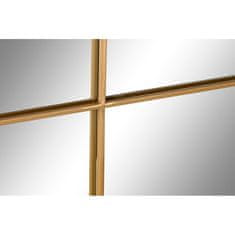DKD Home Decor Stensko ogledalo DKD Home Decor Golden Crystal Iron Window 90 x 2 x 90 cm 90 x 1,8 x 90 cm