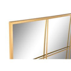 DKD Home Decor Stensko ogledalo DKD Home Decor Golden Crystal Iron Window 90 x 2 x 150 cm 90 x 1,8 x 150 cm