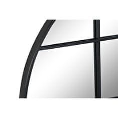 DKD Home Decor Stensko ogledalo DKD Home Decor Black Crystal Iron Window 80 x 2 x 80 cm 80 x 2,5 x 80 cm