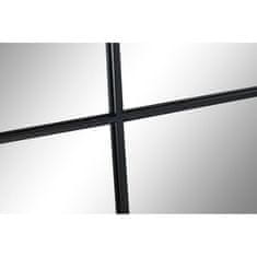 DKD Home Decor Stensko ogledalo DKD Home Decor Black Crystal Iron Window 80 x 2 x 80 cm 80 x 2,5 x 80 cm