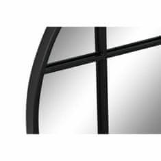 DKD Home Decor Stensko ogledalo DKD Home Decor Crystal Black Windows Iron (60 x 2,5 x 60 cm)