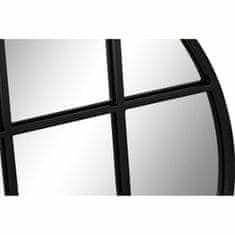 DKD Home Decor Stensko ogledalo DKD Home Decor Crystal Black Windows Iron (60 x 2,5 x 60 cm)