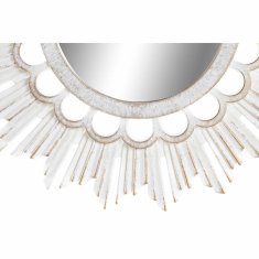 DKD Home Decor Garnitura ogledal DKD Home Decor Ogledalo Golden White PP 2 enoti (25 x 2 x 25 cm)