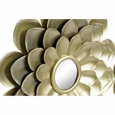 DKD Home Decor Komplet ogledal DKD Home Decor Ogledalo Champagne Golden White PP 2 enoti (35 x 1,5 x 35 cm)