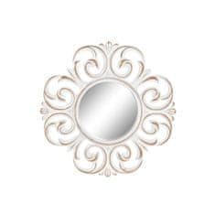 DKD Home Decor Komplet ogledal DKD Home Decor Crystal Golden White PP 2 enoti Modern Stripped (35 x 2 x 35 cm)