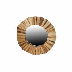 DKD Home Decor Stensko ogledalo DKD Home Decor Fir Crystal Natural 60 x 4 x 60 cm Aluminij Vintage Alpino Trunks