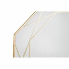 DKD Home Decor Stensko ogledalo DKD Home Decor Crystal Golden Metal 2 enoti (29 x 0,3 x 29 cm)
