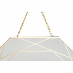 DKD Home Decor Stensko ogledalo DKD Home Decor Crystal Golden Metal 2 enoti (29 x 0,3 x 29 cm)