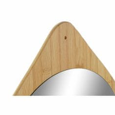 DKD Home Decor Stensko ogledalo DKD Home Decor Crystal Natural Wood (38 x 1 x 45 cm)