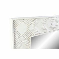 DKD Home Decor Stensko ogledalo DKD Home Decor White Mango wood Rhombus (154 x 4 x 92 cm)