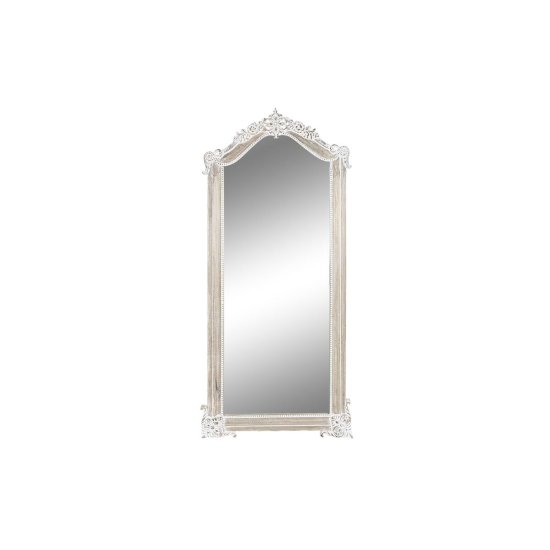 DKD Home Decor Stensko ogledalo DKD Home Decor Natural White Mango wood Stripped (82 x 4 x 176 cm)