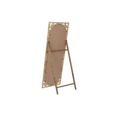 DKD Home Decor Prosto stoječe ogledalo DKD Home Decor 56 x 5 x 160 cm Ogledalo pravokotno rjava ratan